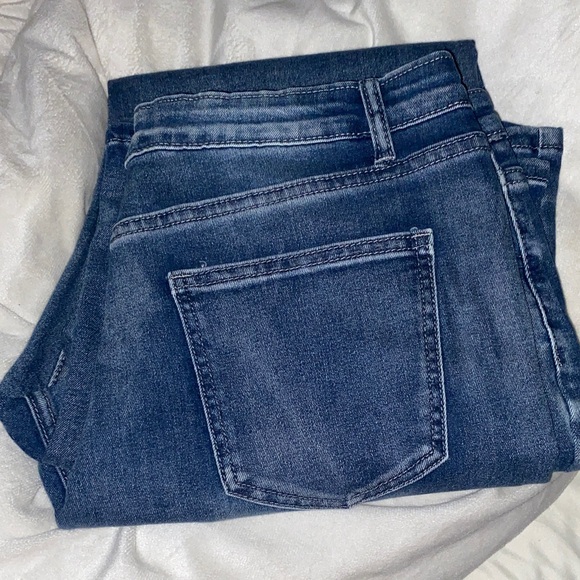 Stylish Blue Boot Cut Jeans - Picture 2 of 5